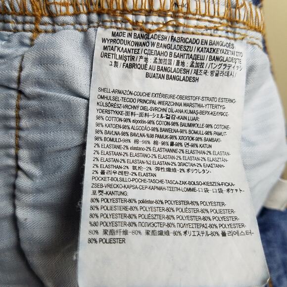 Vans Skinny Jeans Womens Size 24 Mid-Rise Light Wash - Picture 7 of 9